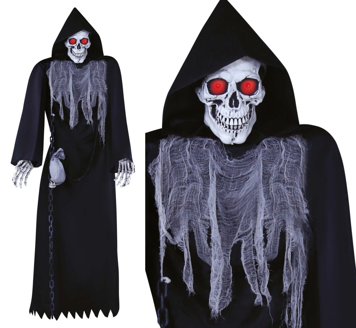 Halloween Skelet Met Geluid En Beweging 2,5m