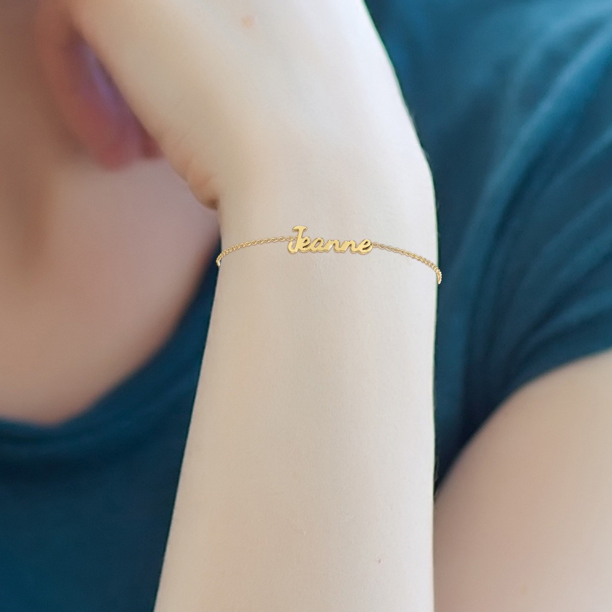 Jeanne - Bracelet prénom