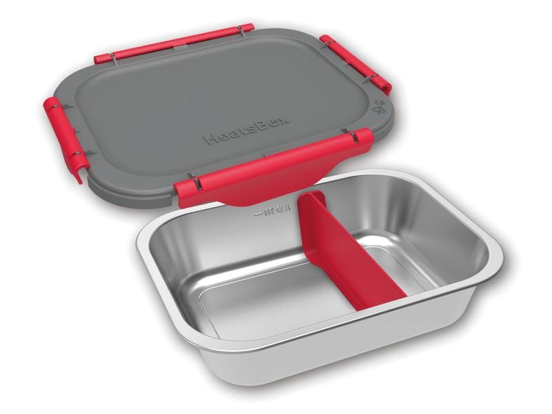 Koenig Lunchbox HeatsBox Style 925 ml, Grau Heizbare Lunchbox