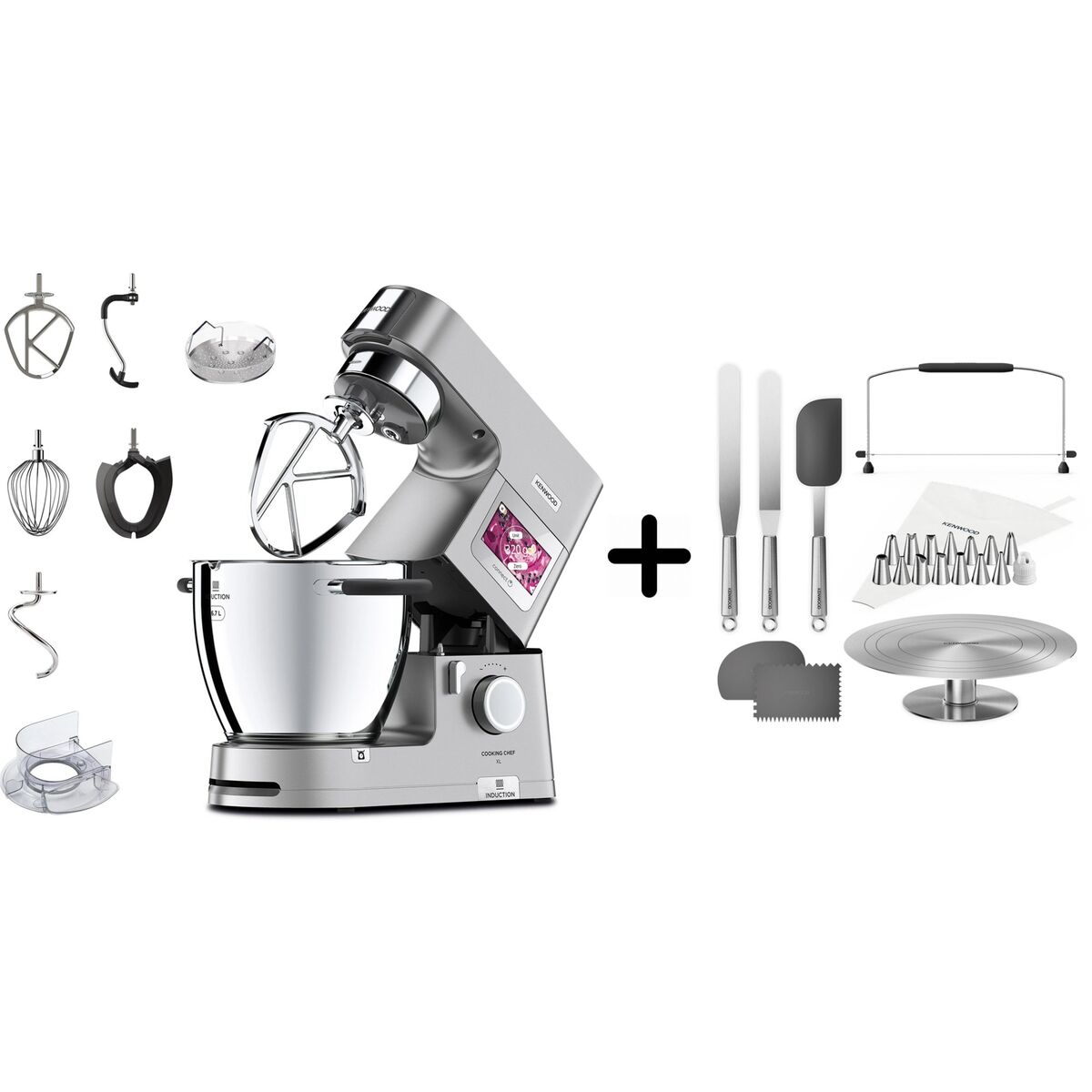 Cooking Chef XL kjøkkenmaskin + KWSD100 kakedekorasjonssett