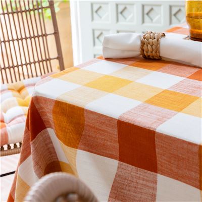Nappe en coton à carreaux - BECQUET CRÉATION