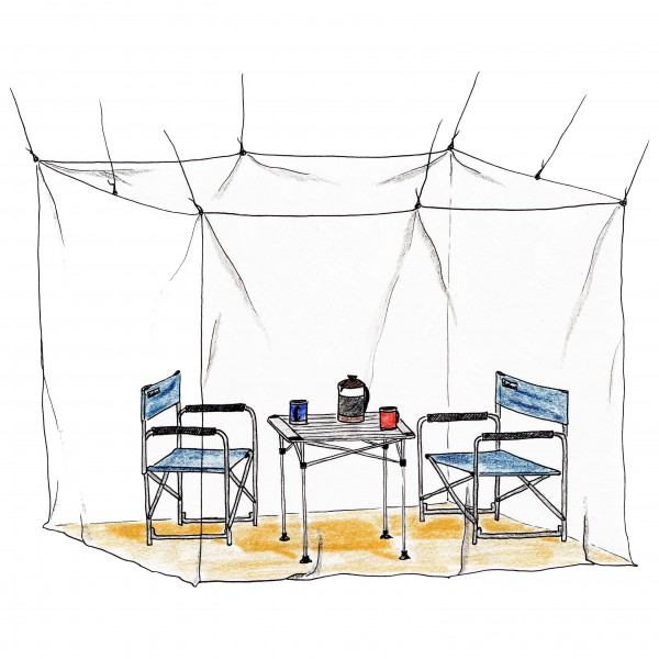 Basic Nature - Moskitonetz Klassik Doppel Mesh 850 - Moustiquaire