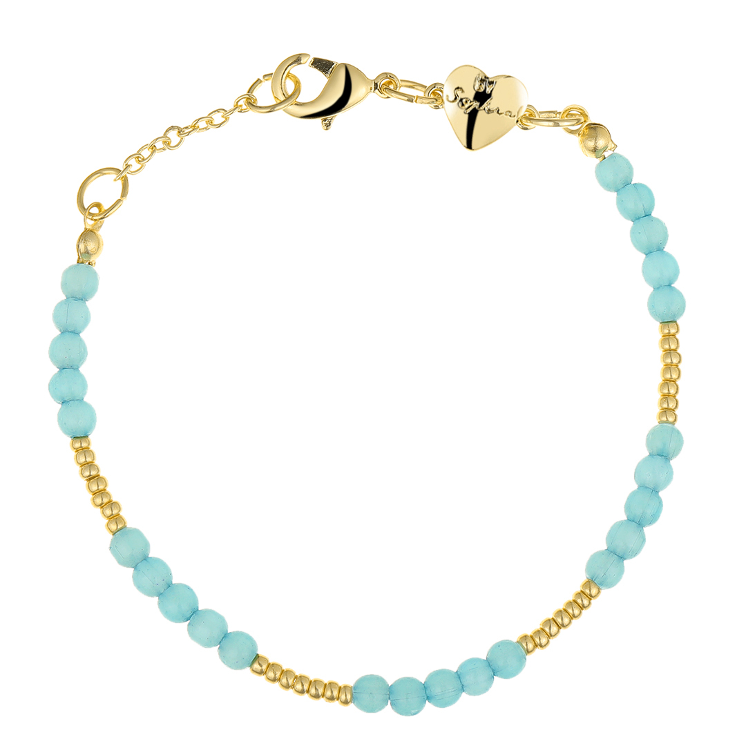 By Sophia Golden Turquoise Bracelet