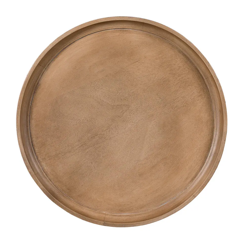 Lewis & Loft Bijzettafel Luus - Rond - FSC® mangohout - ⌀50 - Bruin