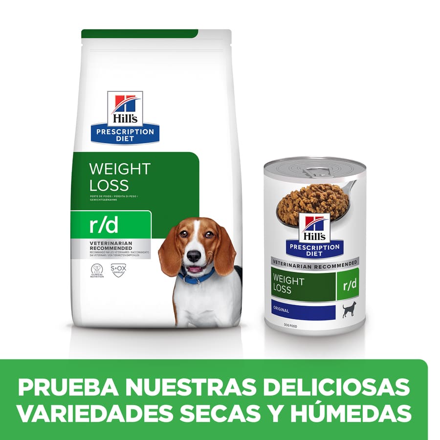 A ração Hill's Prescription Diet Weight Loss para cães é uma opção para redução de peso.