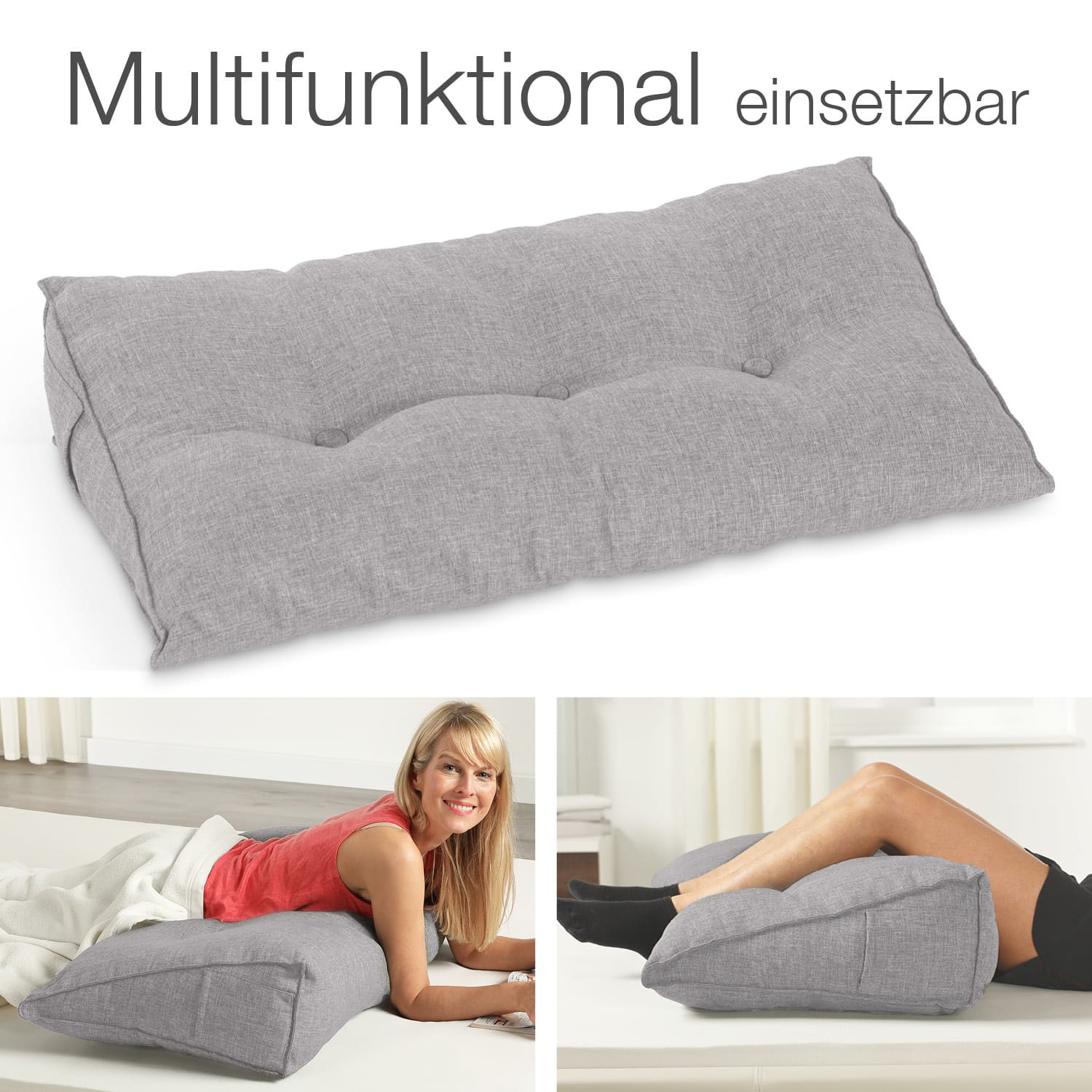 aktivshop Bett- und Rückenstützkissen