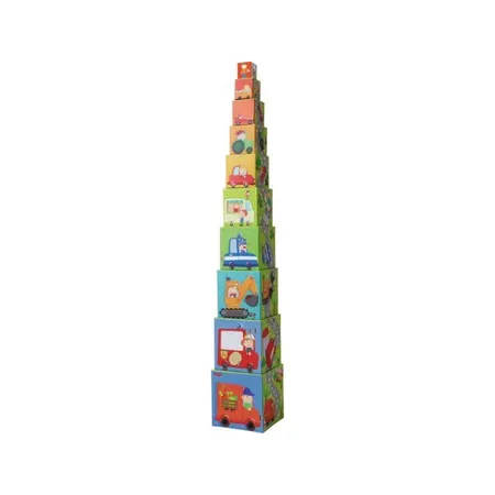 HABA 301524 Stapelwürfel Flotte Flitzer