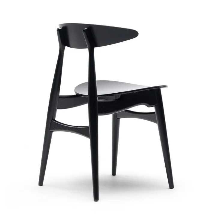 Carl Hansen - CH33T, Buche schwarz lackiert