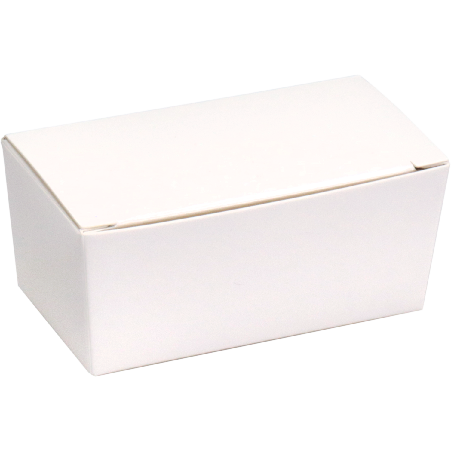 Ballotin, karton + PP, 67x35x31mm, wit/goud