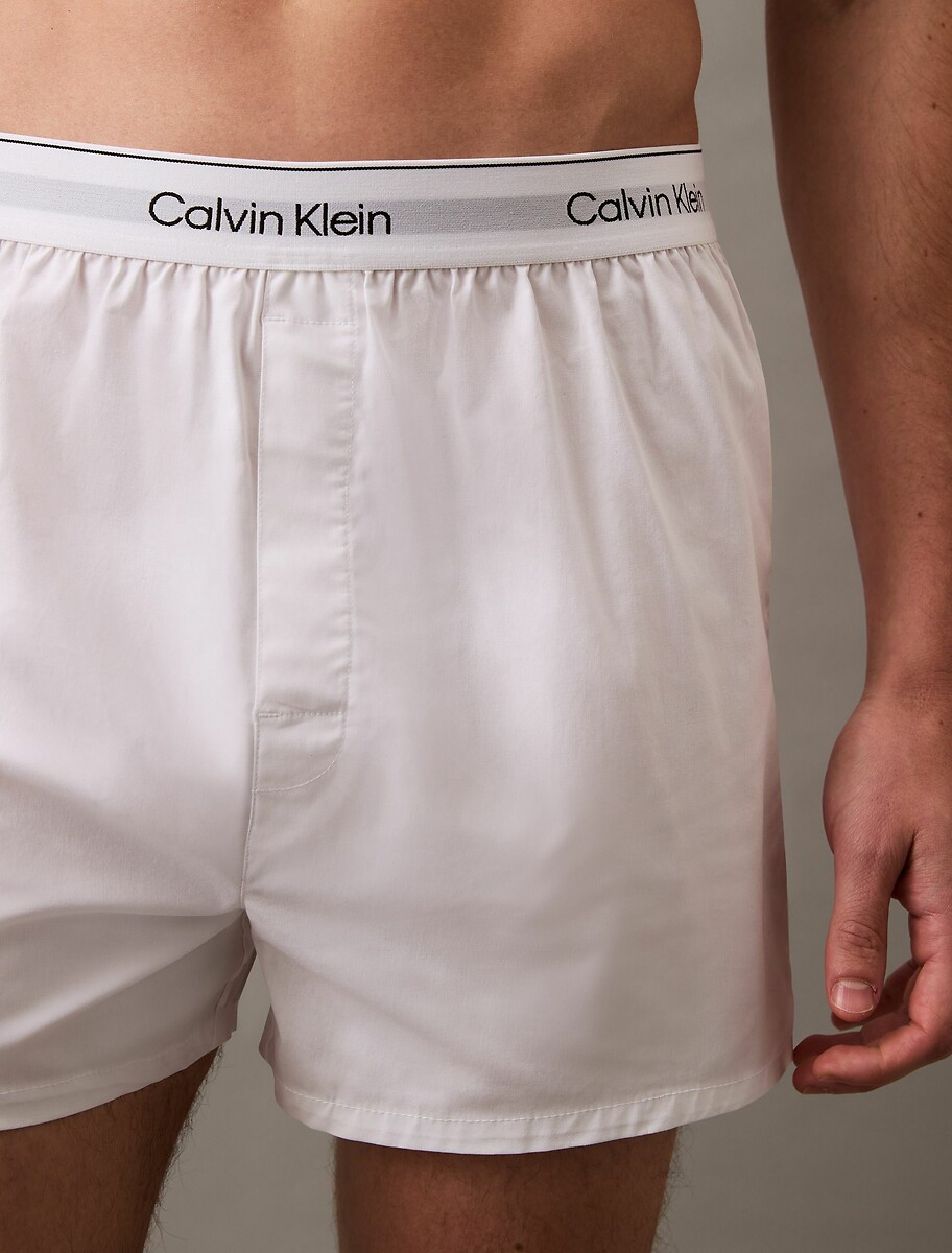 CALVIN KLEIN ROUPA ÍNTIMA<br>Conjunto de 3 cuecas boxer lisas