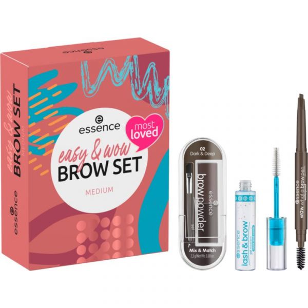 Essence Easy & Wow Coffret Medium(para Sobrancelhas ) Tom
