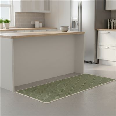 Tapis de cuisine motif losanges