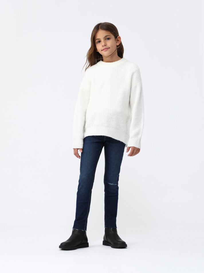 Calça jeans super skinny - Azul marinho escuro