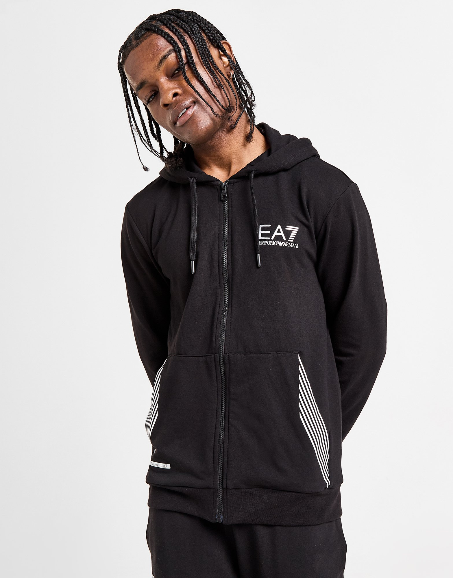 Emporio Armani EA7 Ensemble de survêtement Zippé 7 Lines Homme