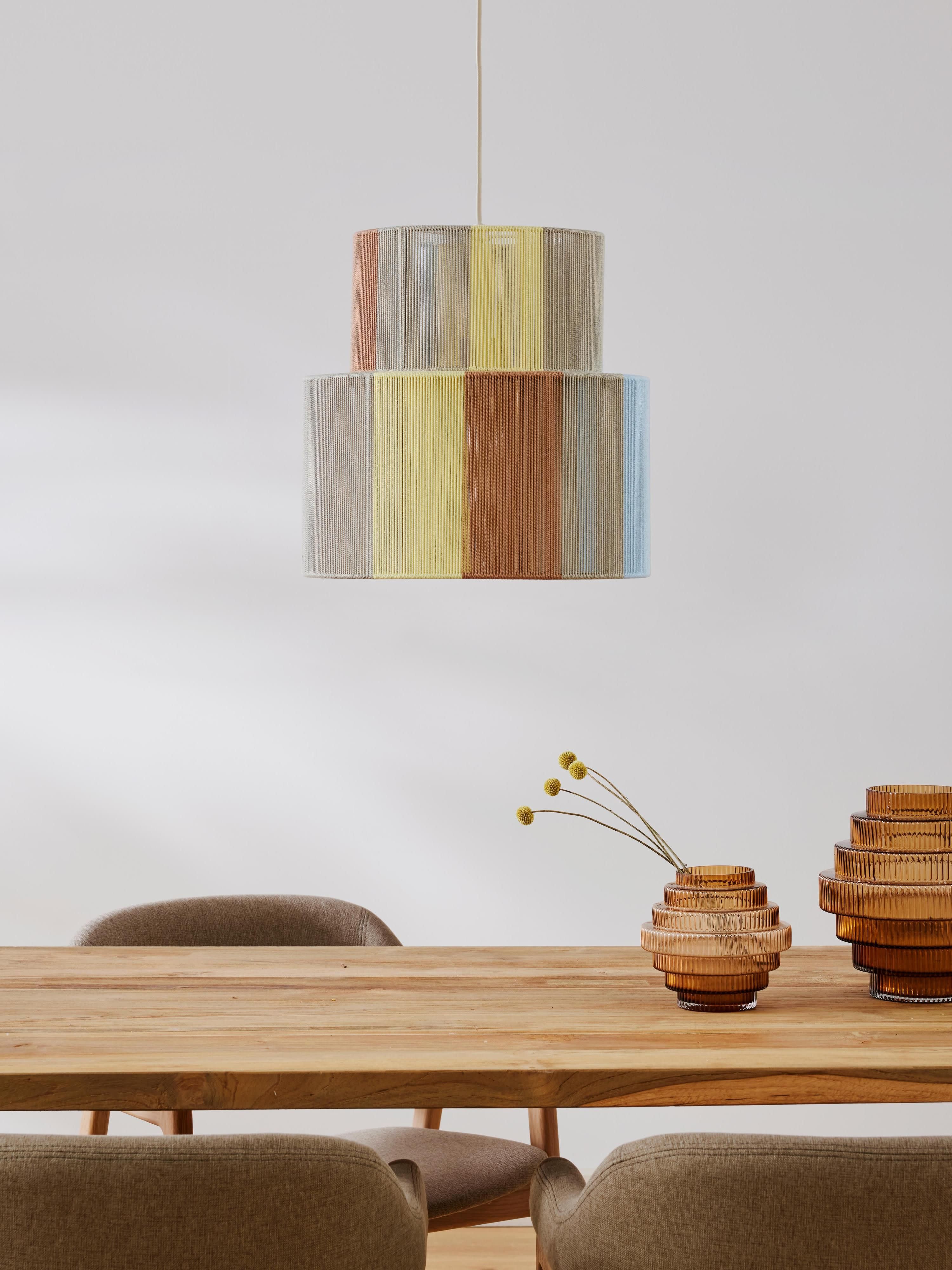 Hanglamp Lace van linnen draden