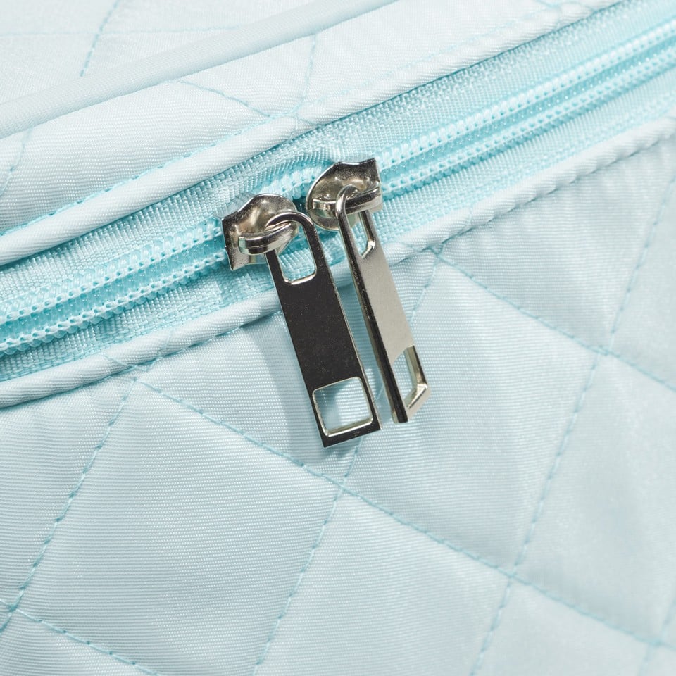 Gillian Jones - Beauty Box in quilted nylon Blue - Toilettaske