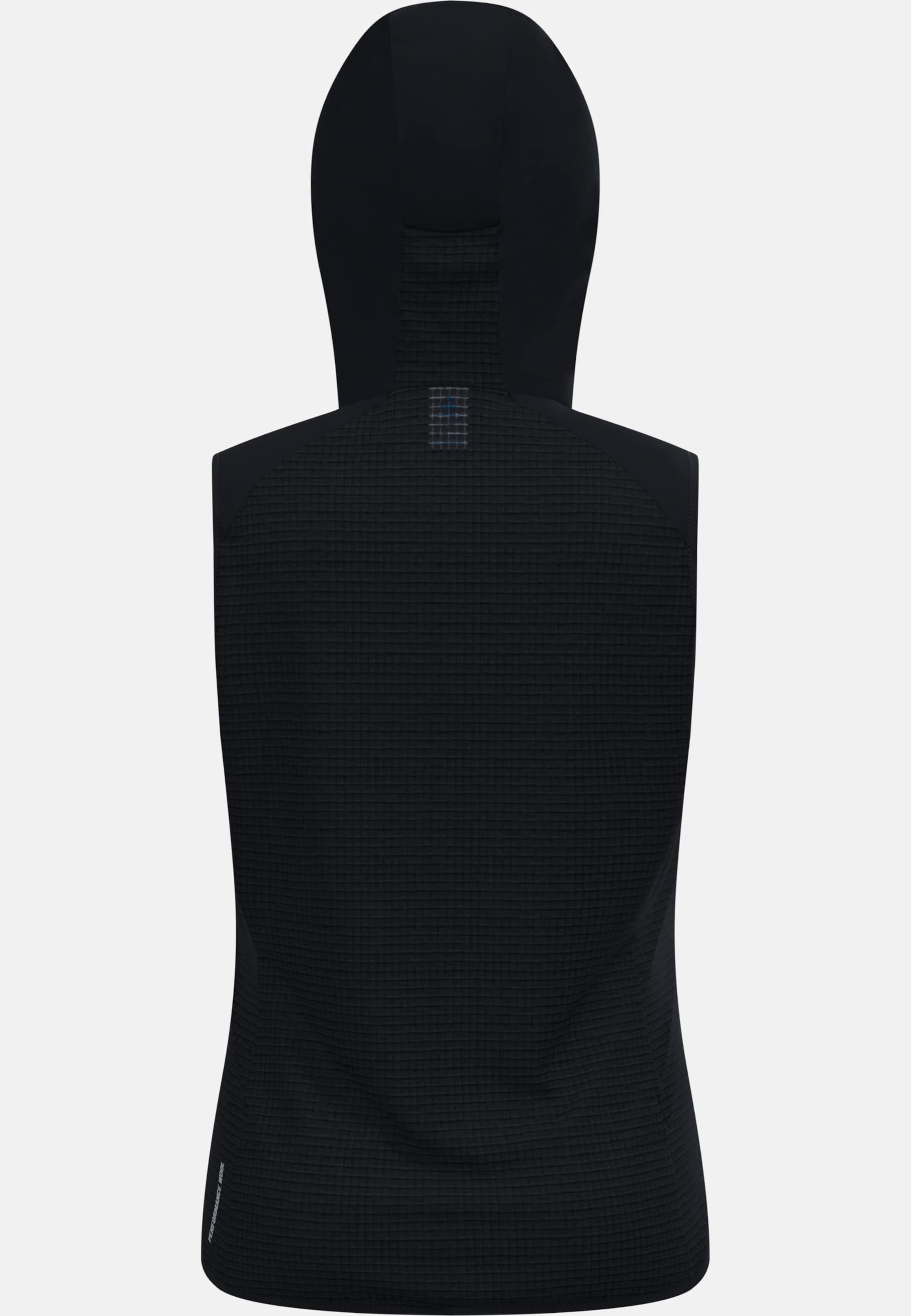 Isolierte Ascent Hybridweste mit Wolle in black