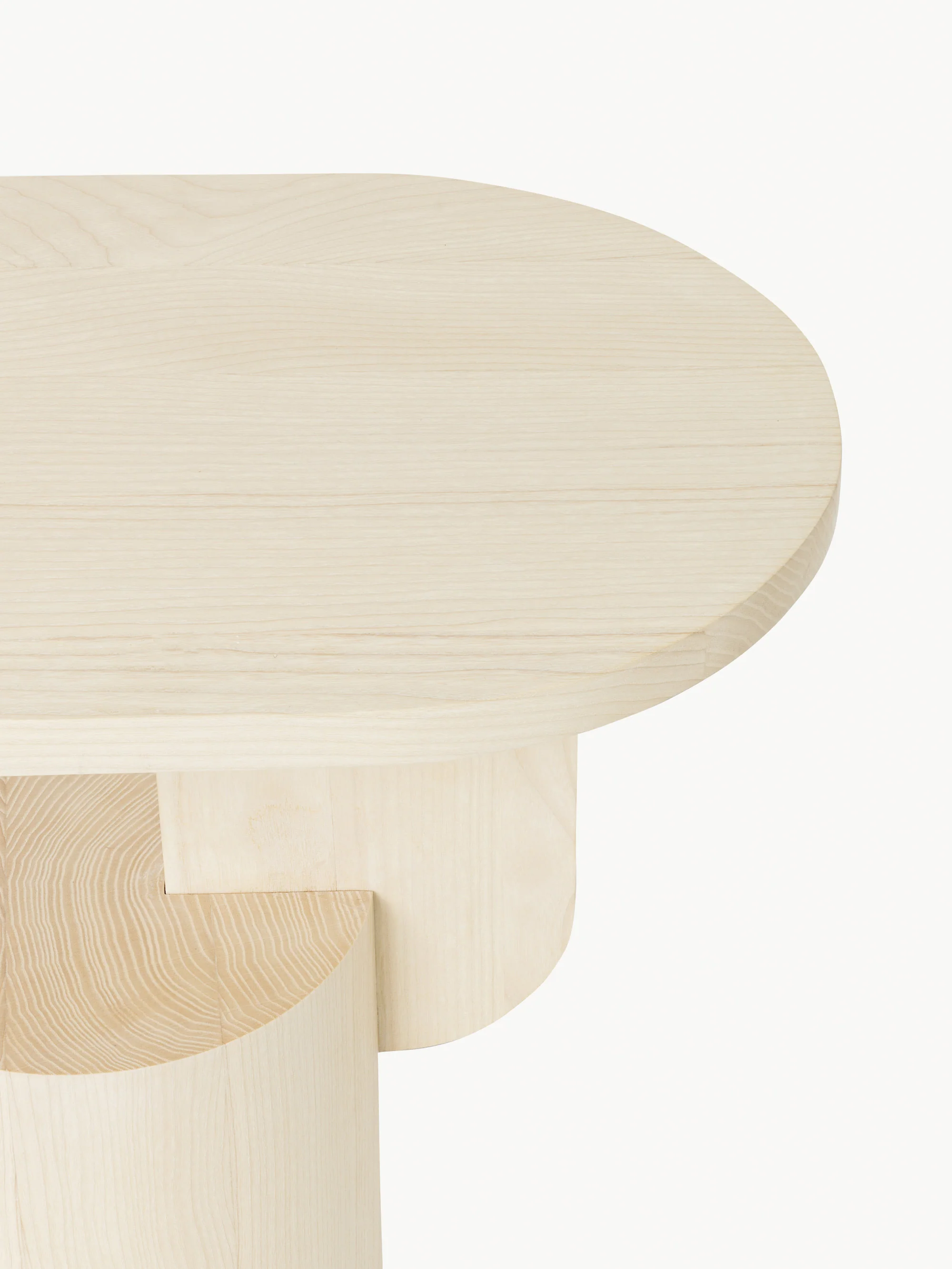 Essenhouten bijzettafel Insert