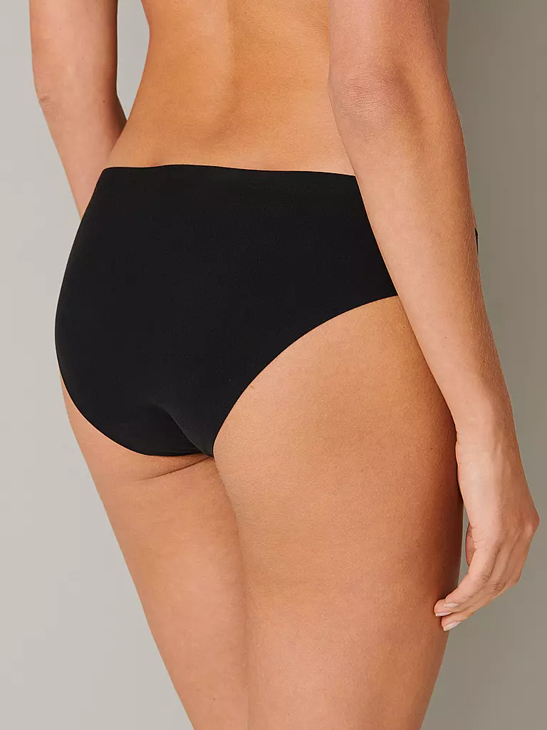 SCHIESSER Slip INVISIBLE COTTON schwarz schwarz
