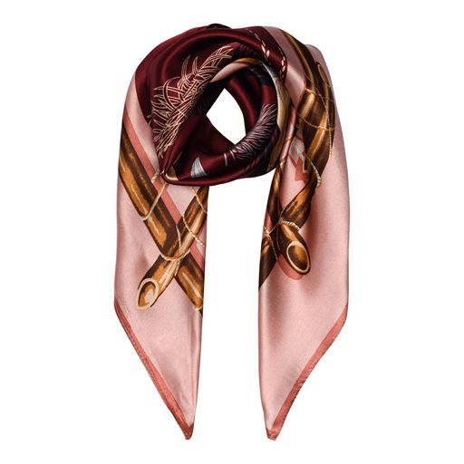 Sneaky Fox Birdie Silk Tørklæde, Candy, One size