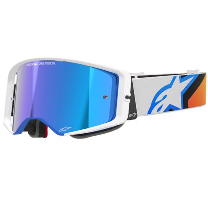 Masque cross Alpinestars SUPERTECH CORP IRIDIUM 2025 - Bleu / Orange
