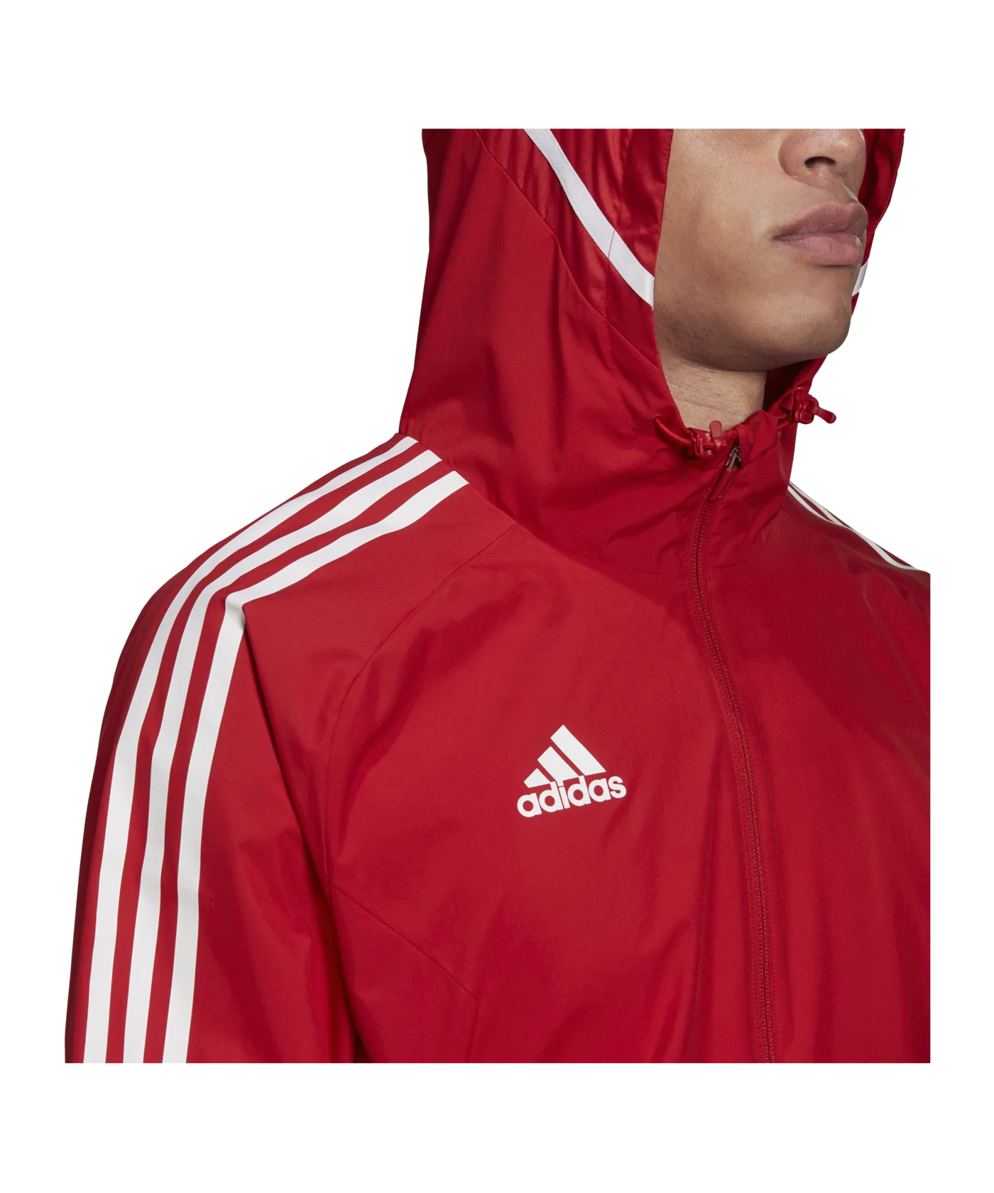 adidas Condivo 22 Allwetterjacke Rot Weiss
