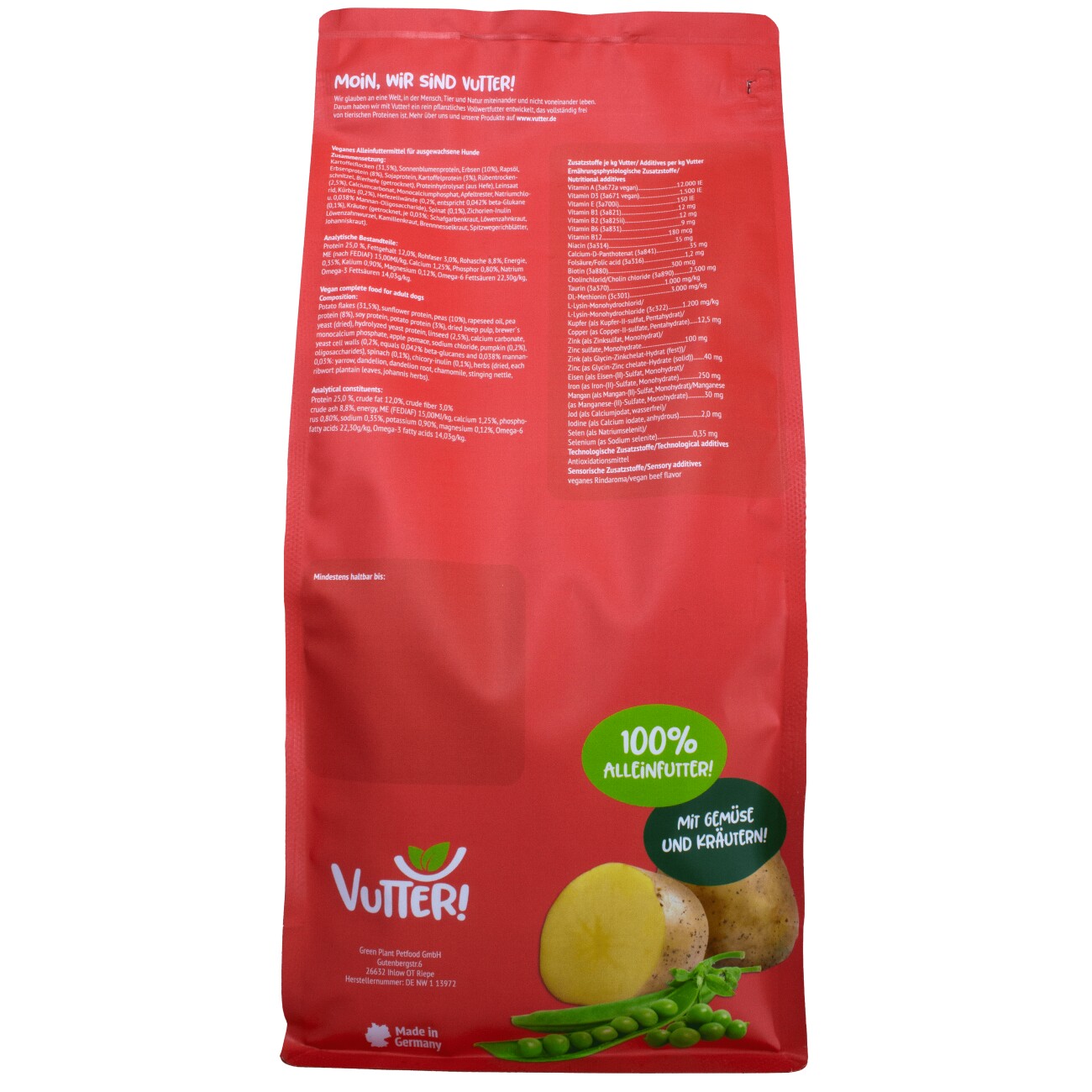 Vutter! Trockenfutter: Wie Rind