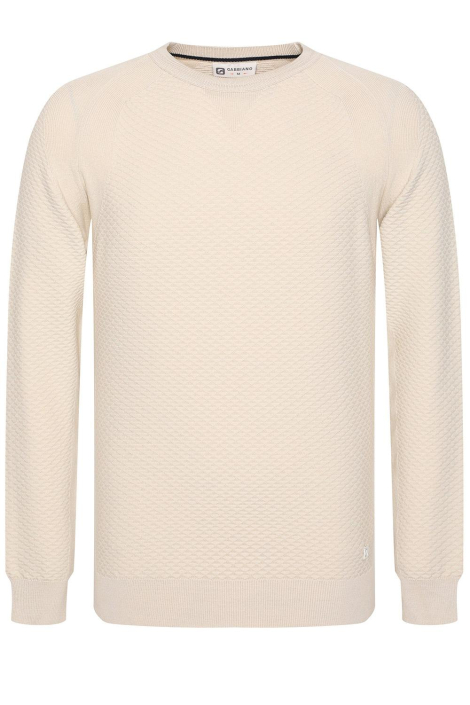 Gabbiano beige heren trui
