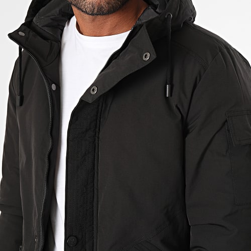 Doudoune Capuche Noir