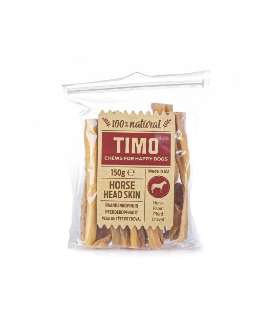 Timo Paardenkophuidstukjes - Hondensnacks - Paardenvlees 150 g