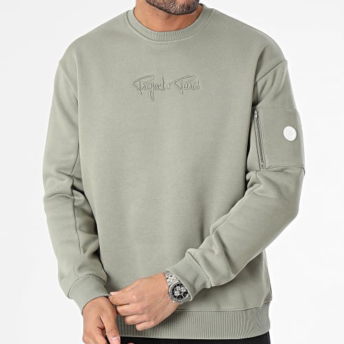 Sweat Crewneck 2422048 Vert Kaki