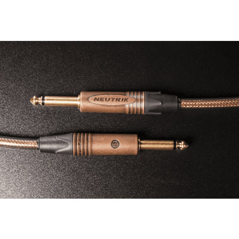 Cordial CSI6PP-METAL ENCORE 6.3 TS jack - 6.3 TS jack recht instrumentkabel 6m