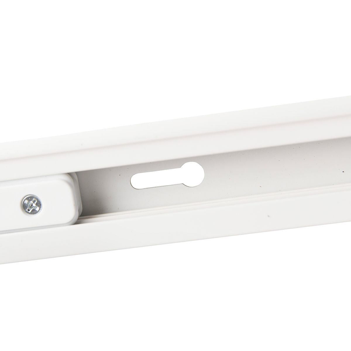Modern 1-fase railsysteem met 4 spots wit - Jeana