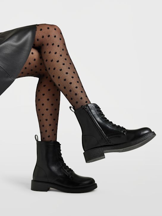 Graceland Schnür-Stiefelette Schwarz