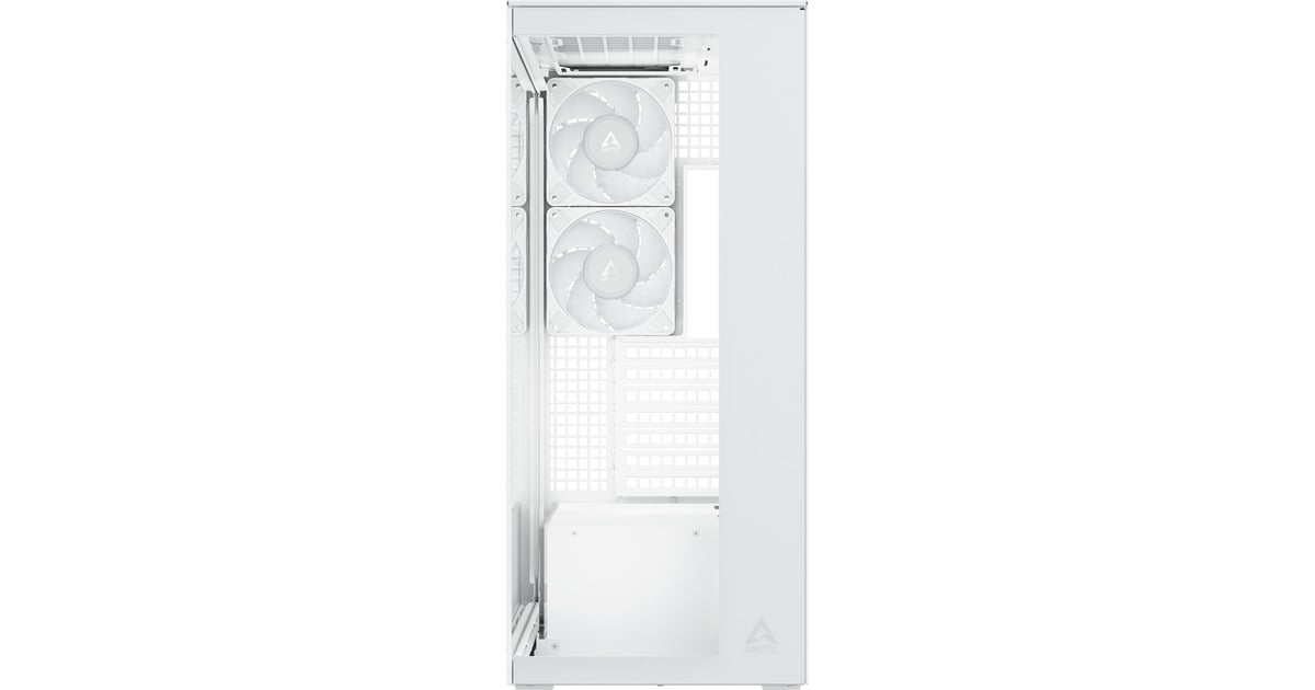 ARCTICXtender midi tower behuizing  (Wit | 2x USB-A | 1x USB-C | RGB | Tempered Glass)
