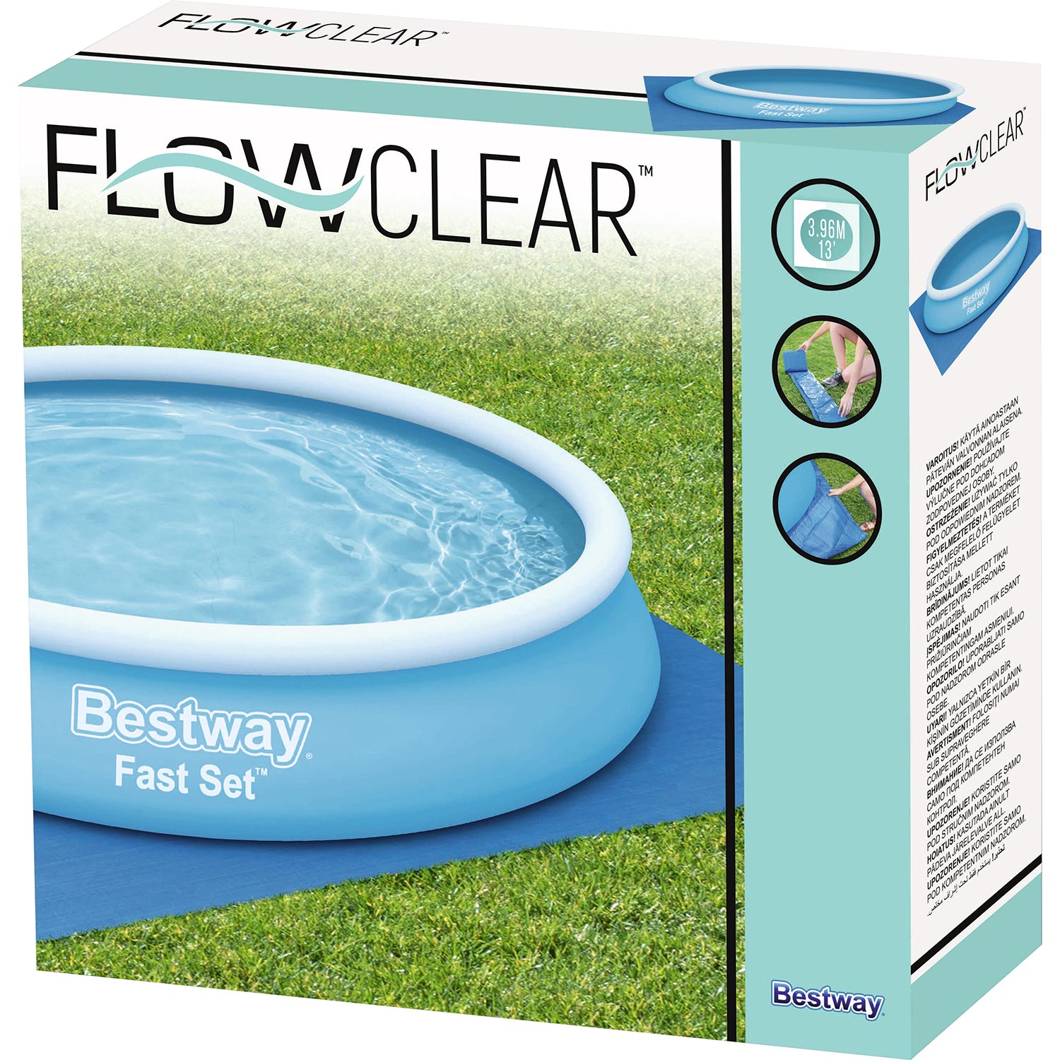 Bestway 396 x 396 cm zwembad grondzeil