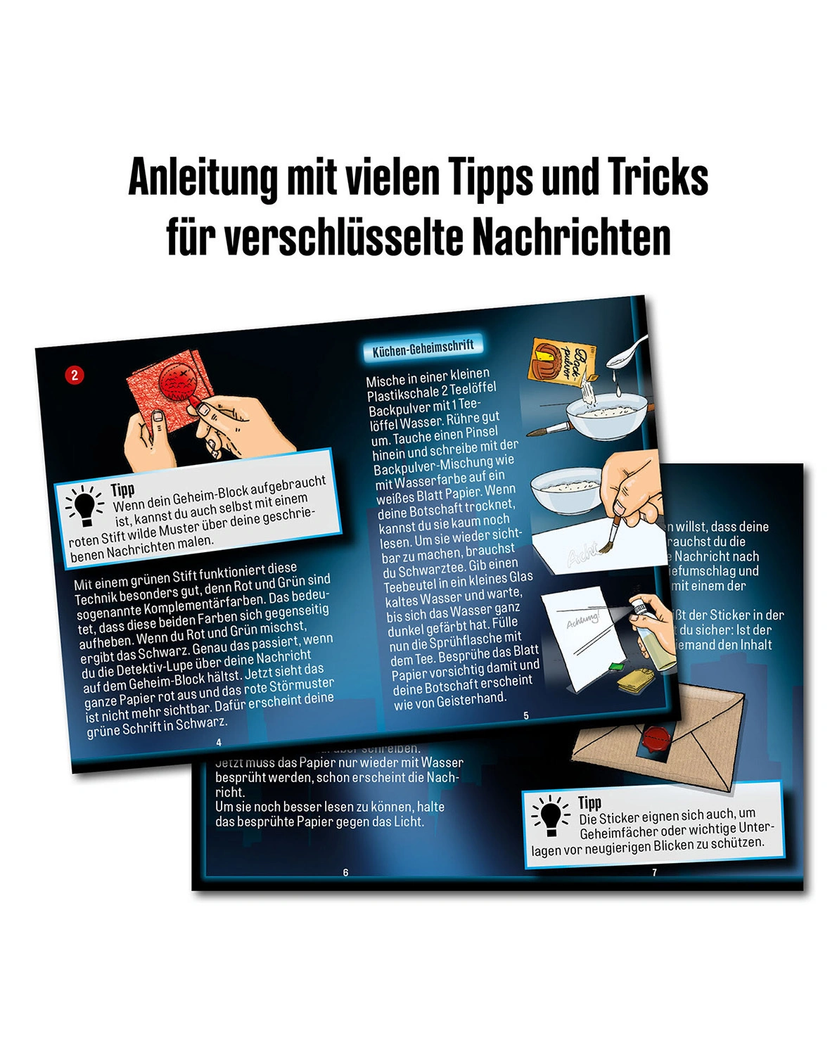 Detektiv-Zubehör DIE DREI ??? GEHEIME BOTSCHAFTEN