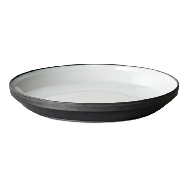 Kinto Assiette Rim en porcelaine | Noir