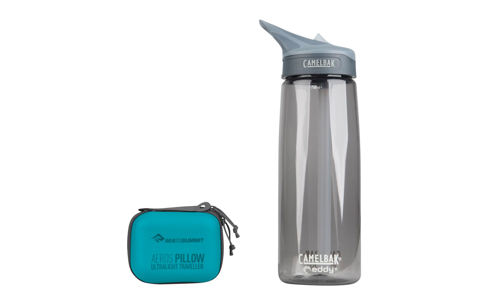 Sea to Summit Aeros Ultralight Pillow Traveller Nackenkissen, grau 39x11x29cm