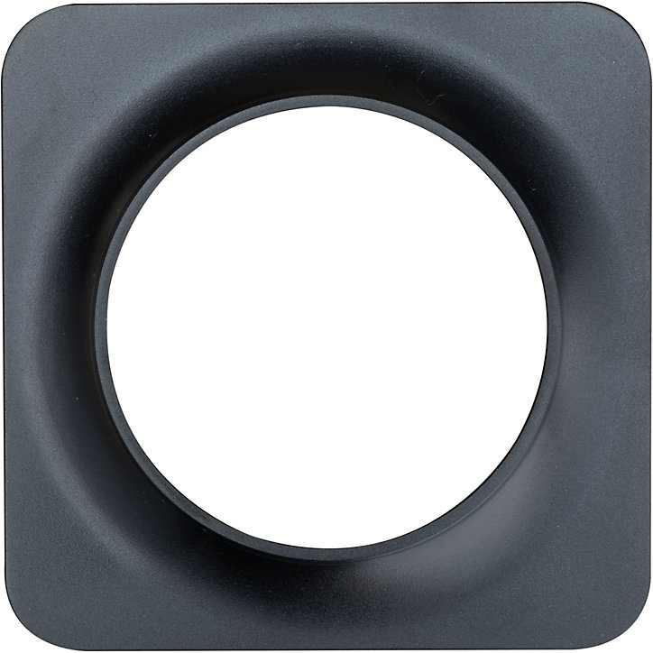 Plaque de finition simple Jacobsen Espen noir