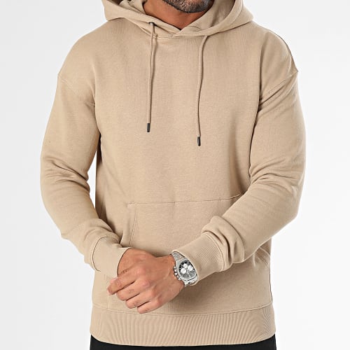 Sweat Capuche Star Basic Beige Foncé