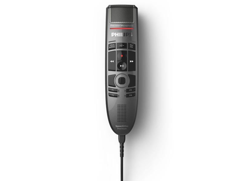 Philips Diktiermikrofon SpeechMike Premium Touch 3800 Diktiermikrofon für erstklassige Aufnahmen