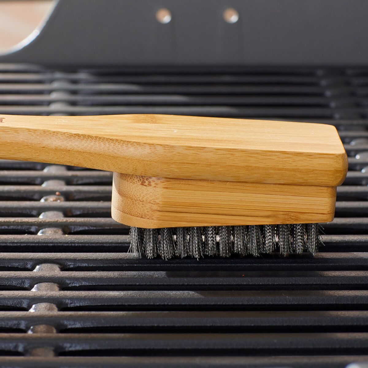 Grillbørste, 46 cm, bambus
