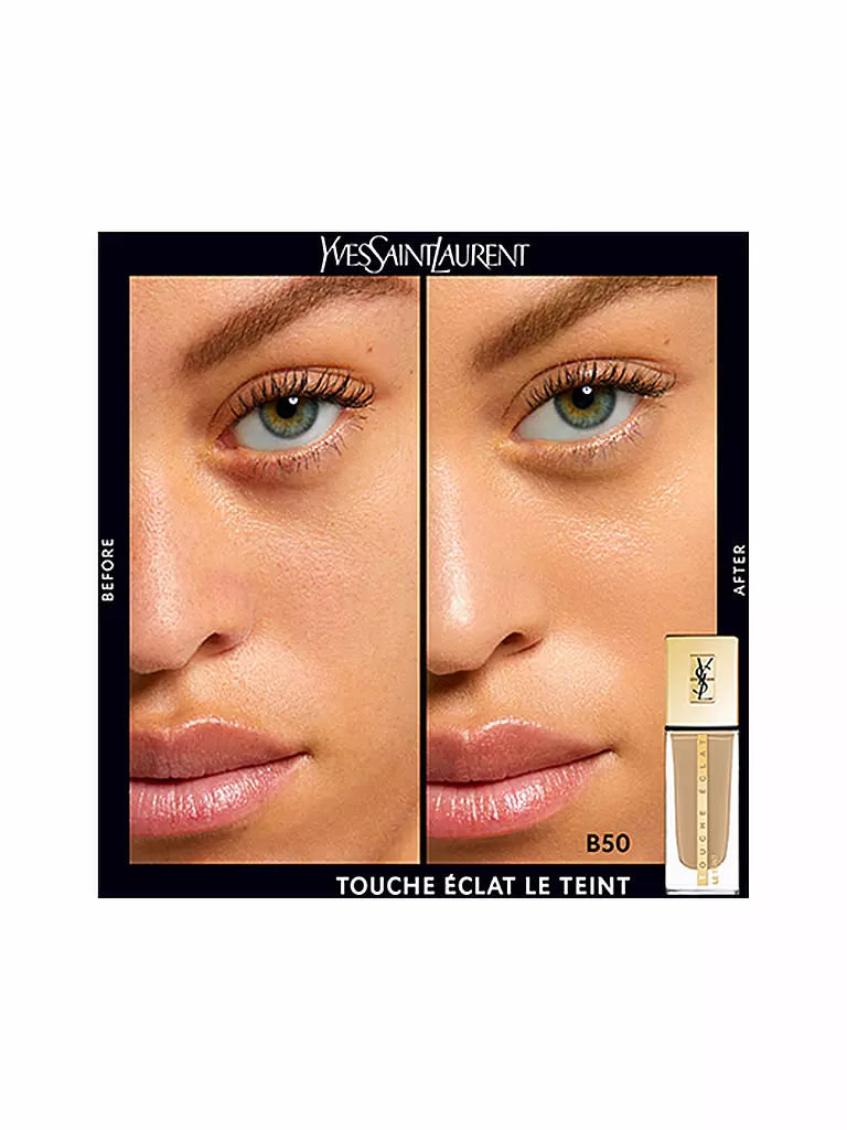 YVES SAINT LAURENT Touche Éclat Le Teint Foundation ( B50 Honey )  camel