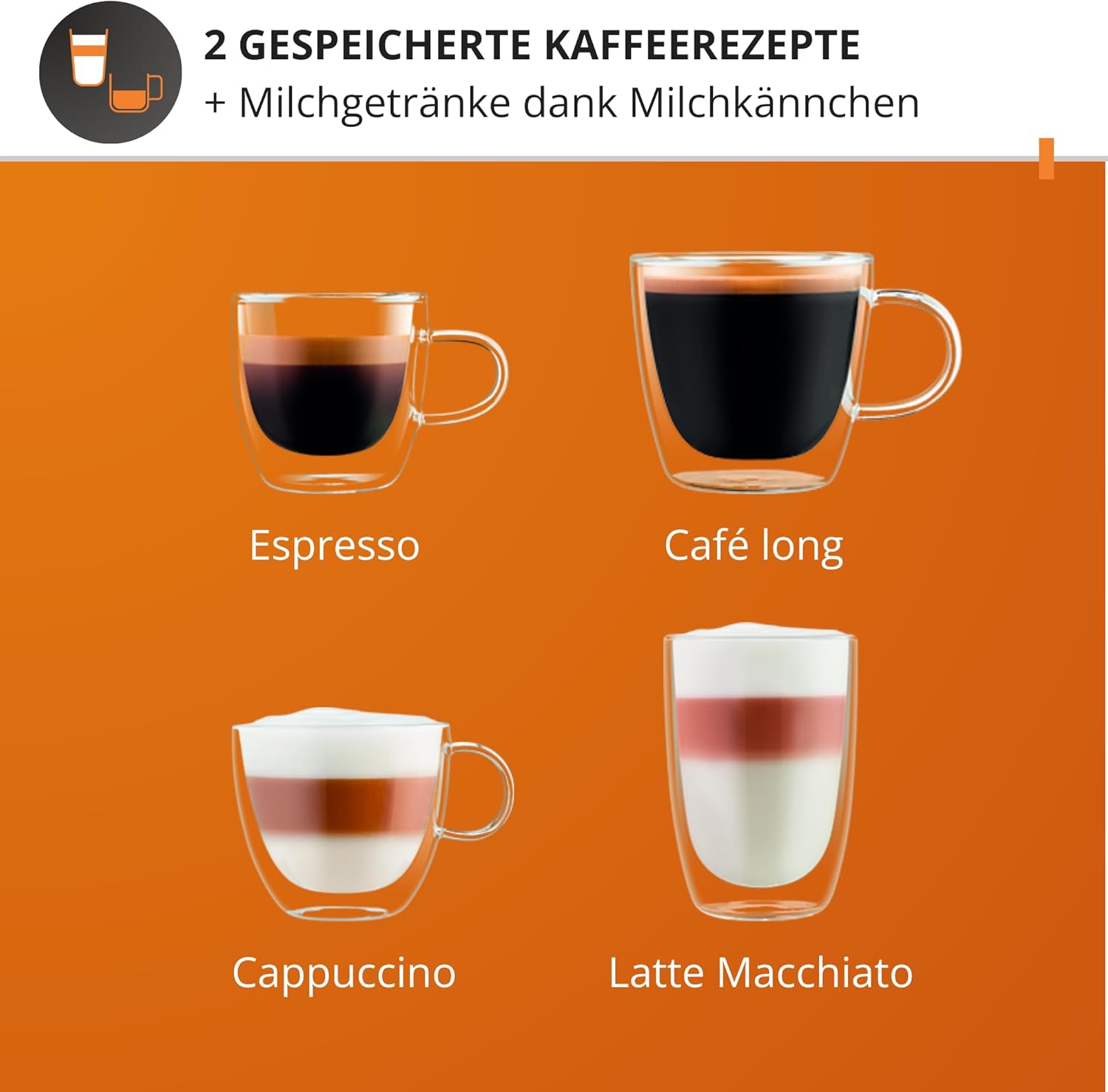 Krups Essential Kaffeevollautomat mit Milchschlauch, 2-Tassen-Funktion, LCD-Display, Einfache Reinigung, Kaffeemaschine, TÜV-Siegel, Schwarz, EA816031