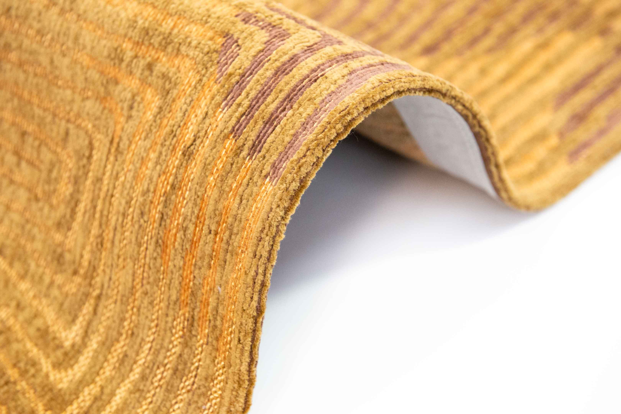 Ecorugs vloerkleed Coral goud 80x150 cm 80x250 cm