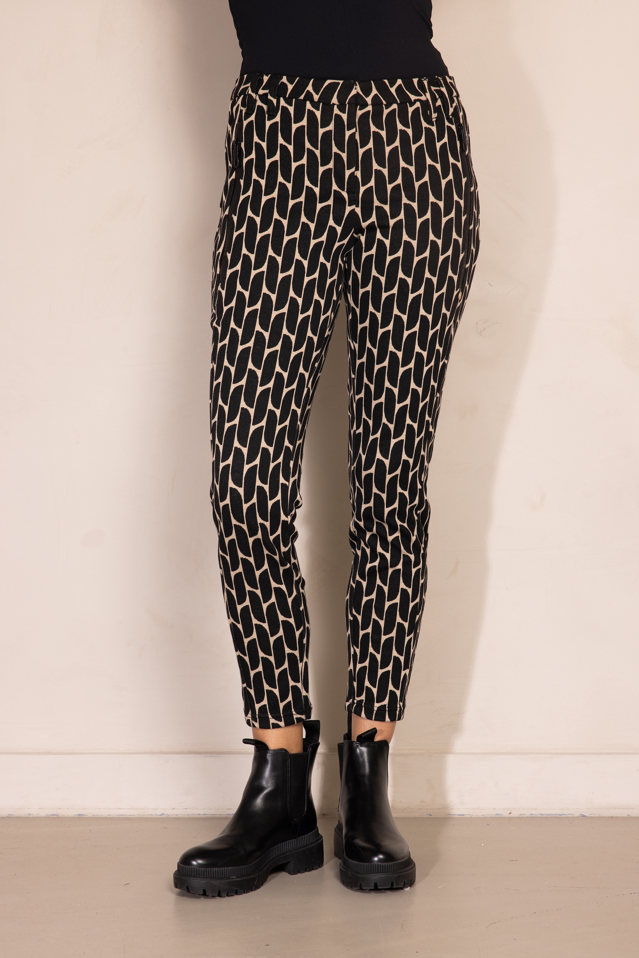Zhrill 7/8-Hose »ZHCHIARA«  Grafisches Allover-Muster, Slim Fit, knöchellang