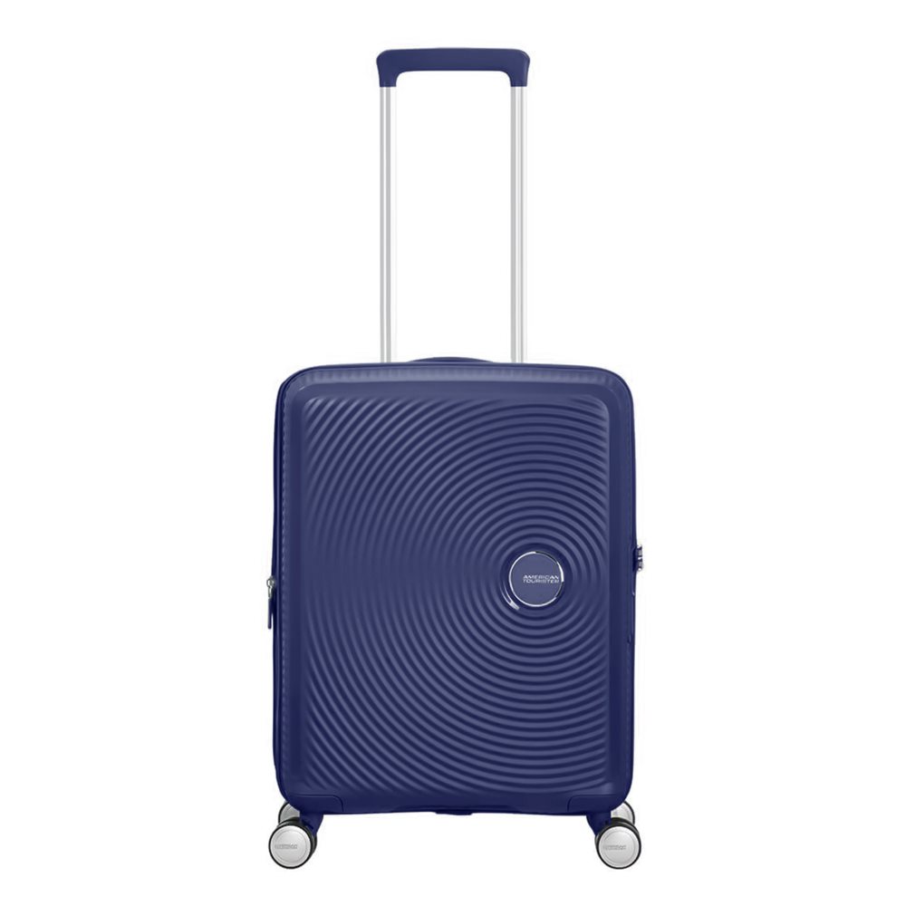 American Tourister Soundbox Spinner 55 Expandable midnight navy