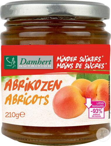 Damhert Confiture Abricots Tagatose 210g