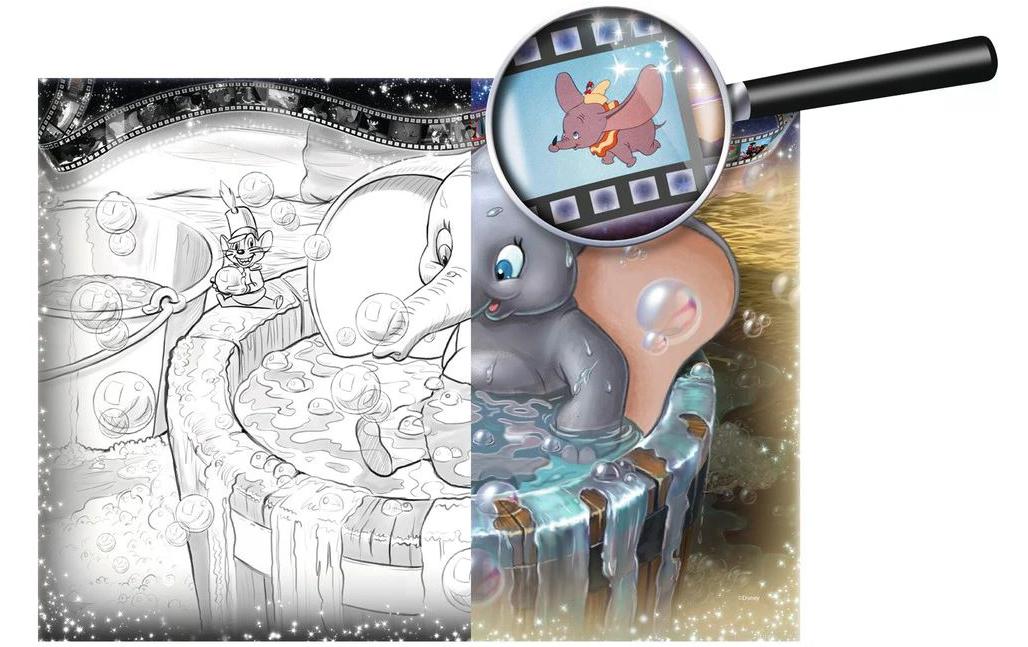 Puzzle Unvergessliche Disney Momente<br>Grosser Puzzlespass mit 40320 Teilen
